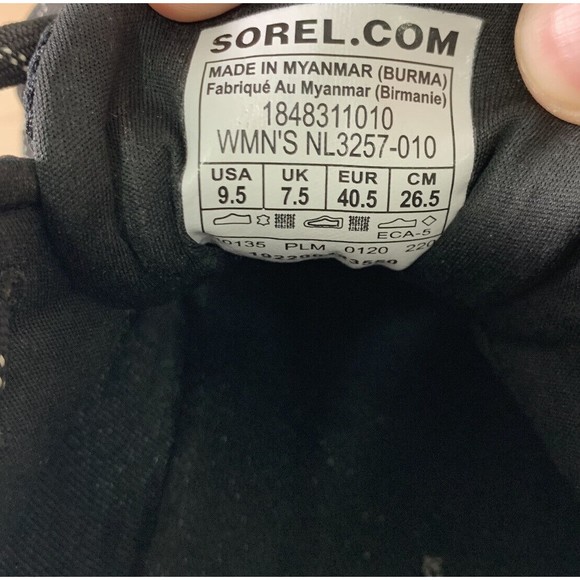 Sorel Out N About Plus Lace Up Waterproof Sneakers NL3257-010 Women’s Size 9.5 - Picture 8 of 8